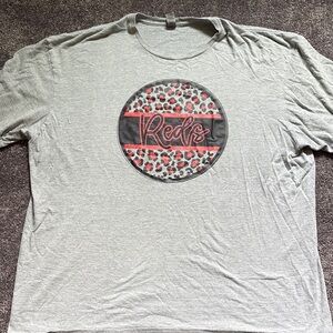 Gildan Softstyle Women’s Gray 3X “Cincinnati Reds” short sleeve T-Shirt